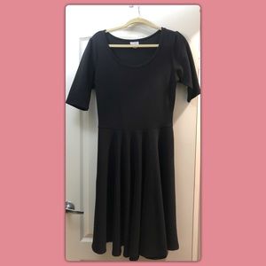 Lularoe Nicole Black Dress - EUC